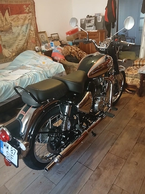 Vand moto Royal Enfield 350 nichel - imagine 5