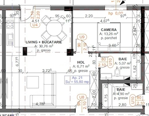 Apartament nou, 2 camere semidecomandate, finisat la superlativ  gata de mobila - imagine 8