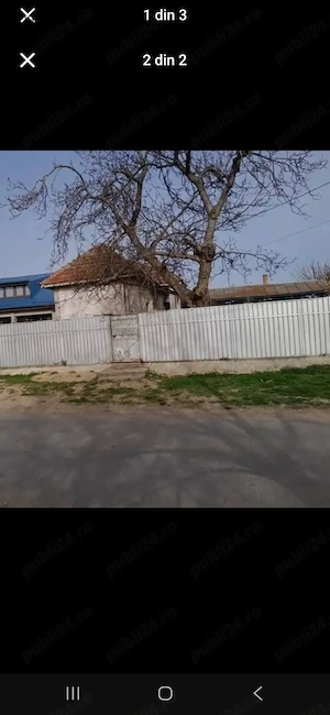 Teren cu casa nelocuibila de vanzare