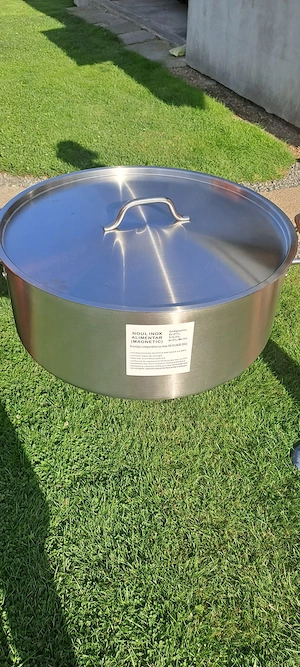 Vand cratiță inox cu capac 