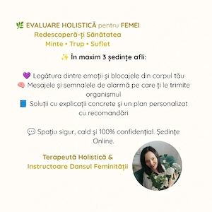 Consiliere și Terapie holistică pentru femei