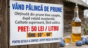Vand palinca prune 55 