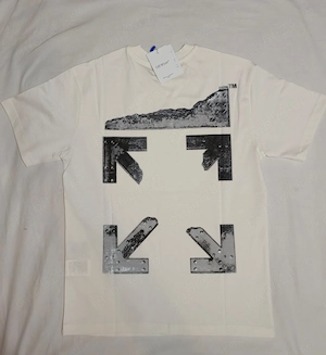 Tricou Off-White Alb Marime M