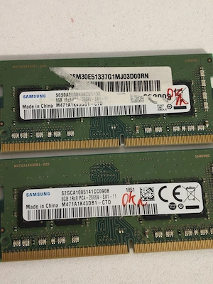 Rami 16Gb 2x8Gb DDR4 Samsung sodimm