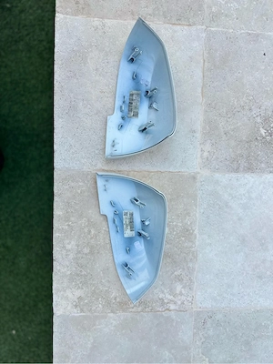 Lot Piese BMW: Grile Cromate E46 / F30 + Capace Oglinzi F-Series + Footrest M - imagine 8