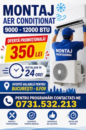 Montaj aer conditionat