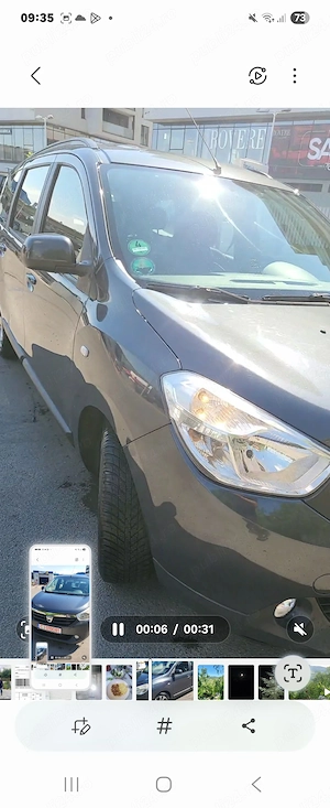Vand Dacia Lodgy 7 locuri,6 viteze, 110cp,tempomat,încălzire scaune, cârlig remorcare - imagine 4
