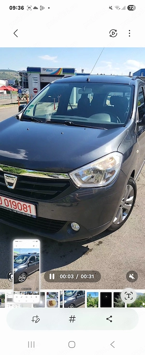 Vand Dacia Lodgy 7 locuri,6 viteze, 110cp,tempomat,încălzire scaune, cârlig remorcare