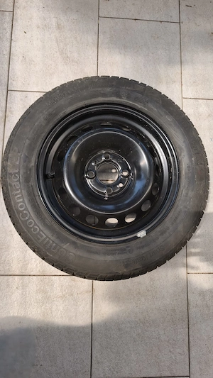 Anvelope NOI + capace NOI pentru FIAT PUNTO + jante tabla R14 - imagine 6