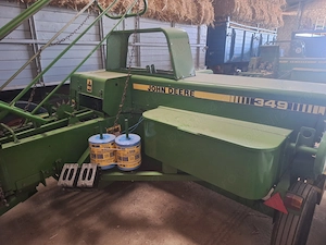 Vand presa  Baloti  John deere 349 import ca noua  - imagine 3