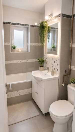 Apartament 3 camere ,decomandat ,2 bai ,zona 1 Mai - imagine 9