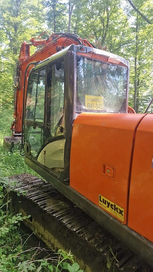 Excavator hitachi si cap procesor forestier  - imagine 6