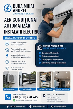 Montaj aer condiționat Cluj   electrician & automatizări