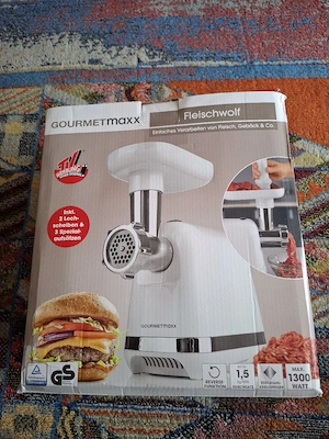 vând mașină de tocat electrică Gourmetmaxx 