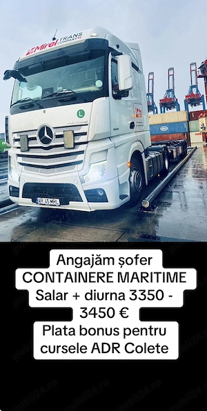 Angajez șofer C+E - Containere Maritime | Comunitate 