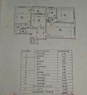 3 camere Metrou Piata Sudului etaj 3/8 bloc 1986 - imagine 15
