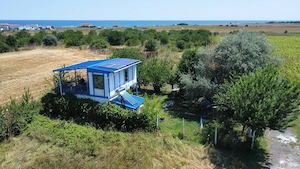 CASA Teren intravilan 250 mp + 2 containere Vama veche Limanu Constanta 800m plaja (12 min la pas) - imagine 2