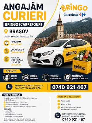 Curieri BRINGO (Carrefour)   Brașov