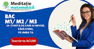 Pregătire Bac 2027 matematică M1, M2, M3, online