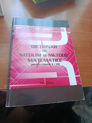 Dictionar de notiuni matematice