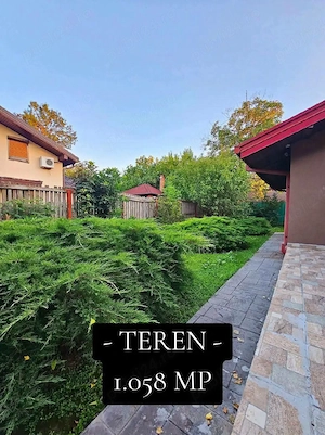 CASA 4 Camere 180 MP - Teren 1058 mp - 2 Terase 2 Bai GARAJ - imagine 3