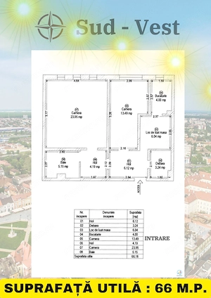 Apartament 2 camere, decomandat, super spațios, Complex - imagine 9