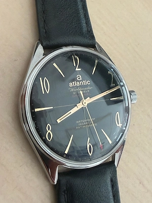 Ceas Atlantic mecanic Swiss barbatesc nou