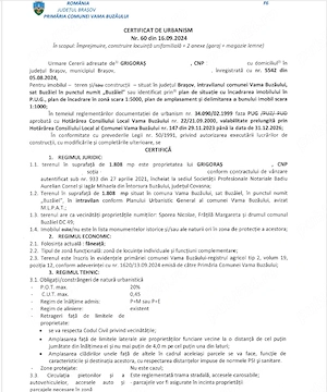 Vinzare teren intravilan la Vama Buzaului - imagine 2