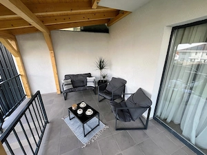Duplex 120 mp, terasă acoperită, pivniță 14 mp. mobilată complet Mobexpert - imagine 2