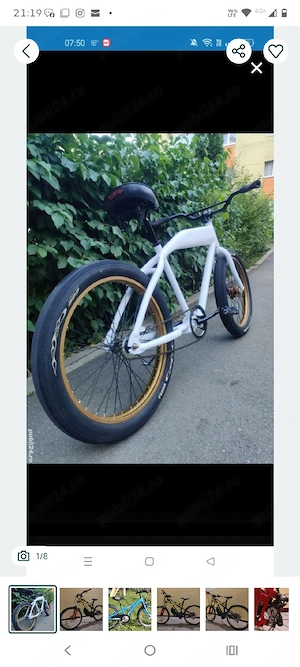 Bicicleta Felt , beach cruiser american, facuta in California