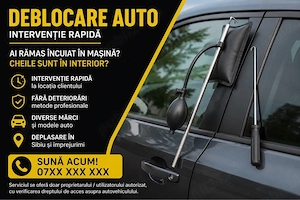 Deblocare   Deschidere Auto   Intervenție Rapidă