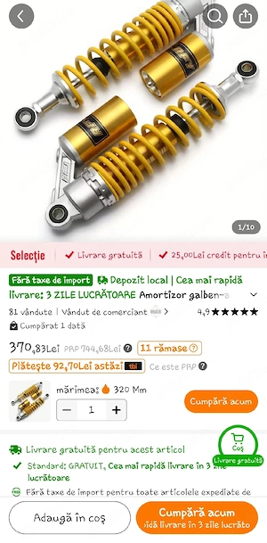 suspensi moto atv - imagine 5