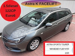 TVA deductibil! Opel Astra K FACELIFT   01 2020, 1.5d 122CP cu ISTORIC SERVICE COMPLET, LED, navi 8 
