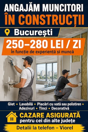 Angajez in Construcții 
