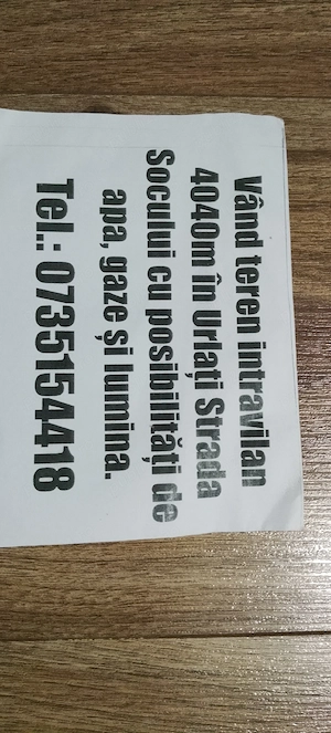 Teren intravilan