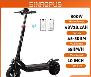 Trotineta electrica noua 800w, 48V18.2AH