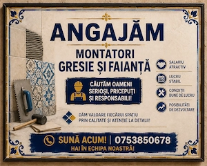 Montator gresie si faianta