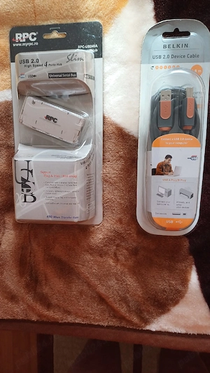 Distribuitor usb2 4portshub  cablu imprimanta
