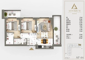 Apartament 3Camere ,90 mp ,Spațios, Modern & Premium  Astorium Pallady - imagine 2