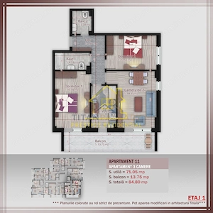 Super Ofertă 3 Camere - Boutique Residence, Titan-Pallady - imagine 7