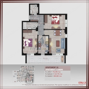 3 Cam–84mp, etaj 1-2–Titan-Pallady–Metrou–Parcare–Centrala termica - imagine 10