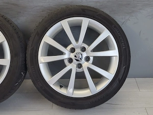 Roti/Jante Skoda 5x100 205/45 R16 Scala, Kamiq, Fabia, Rapid; Audi A1, A3; Seat; VW Golf - imagine 6