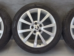 Roti/Jante Skoda 5x100 205/45 R16 Scala, Kamiq, Fabia, Rapid; Audi A1, A3; Seat; VW Golf - imagine 5