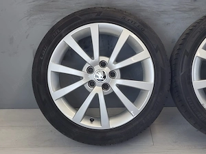 Roti/Jante Skoda 5x100 205/45 R16 Scala, Kamiq, Fabia, Rapid; Audi A1, A3; Seat; VW Golf - imagine 3