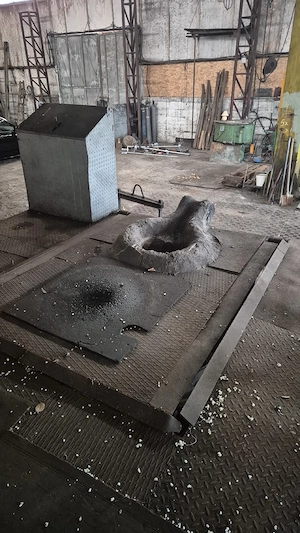 cuptor turnatorie1000kg  inductie topire metale