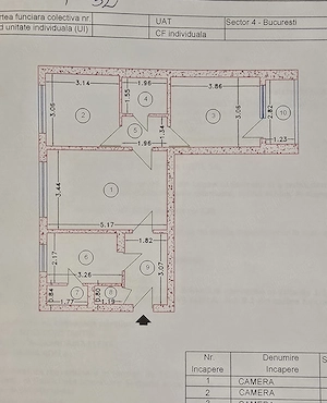 Vand ap 3 camere aleea izv crisului 