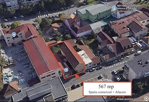 Spatiu Comercial - Proprietate Mixta - Teren 567mp   Constructii 547mp  - Afacere