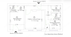 Cabinet stomatologic, autorizat si avizat DSP, de inchiriat, Fabric. - imagine 7