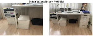 Masa extensibila + mobilier  Telefon I-Phone 