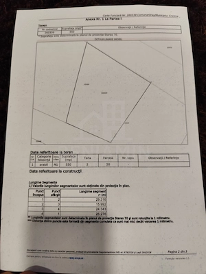 Teren de vanzare in Popoveni loturi de 550mp deschidere mare - imagine 2